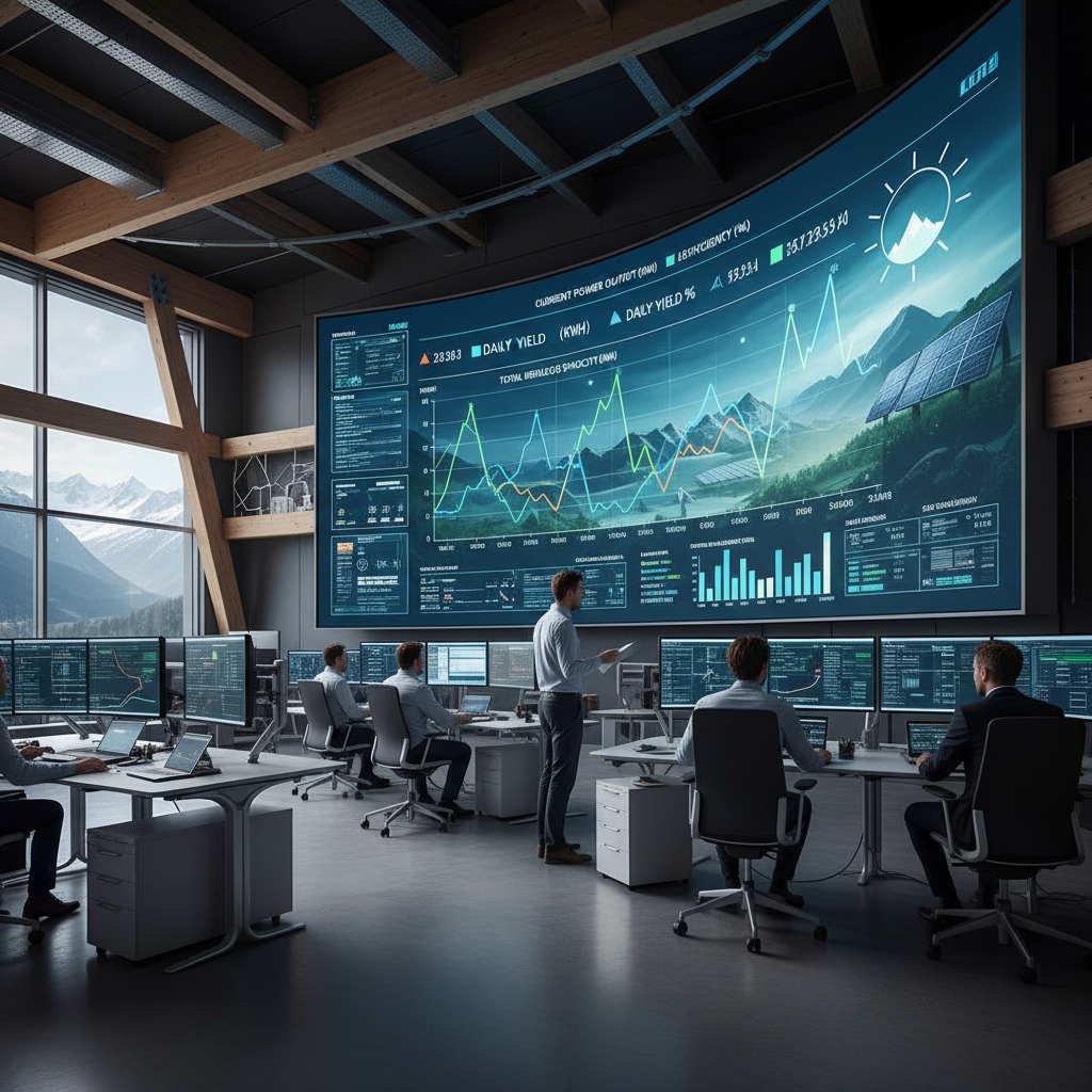 Solaranlage auf Schweizer Hausdach