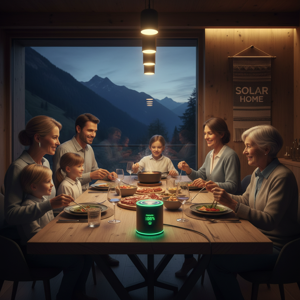 Photovoltaik-Module bei Sonnenschein