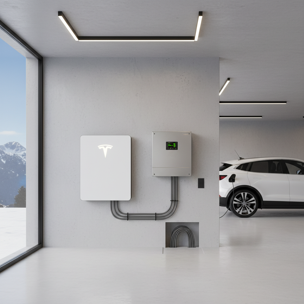 Solarpanels auf Einfamilienhaus in der Schweiz